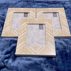 Bohemian style painted picture frames